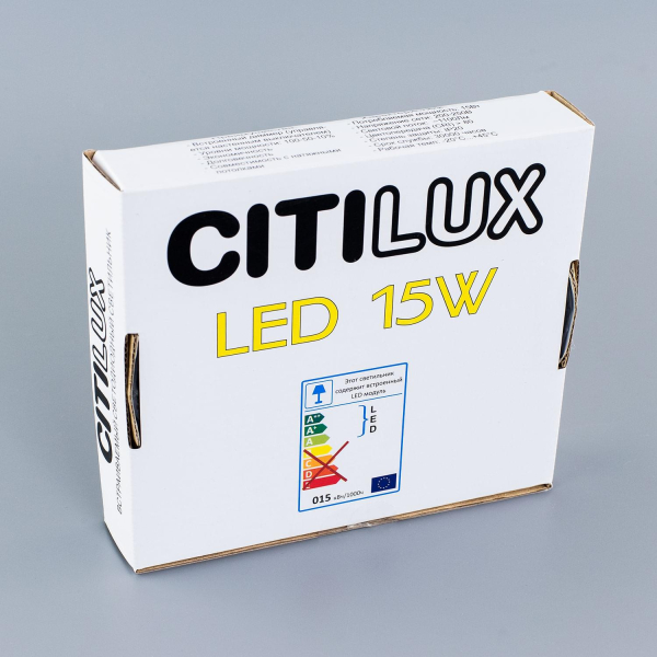 Citilux Омега CLD50R150 LED Встраиваемый светильник с диммером Белый
