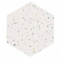 DNA Terrazzo Керамогранит White Colours 32x36.8 натуральный