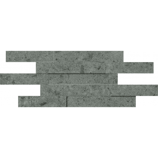 Italon Керамический гранит Genesis Декор Grey Brick 3D 28x78 натуральный