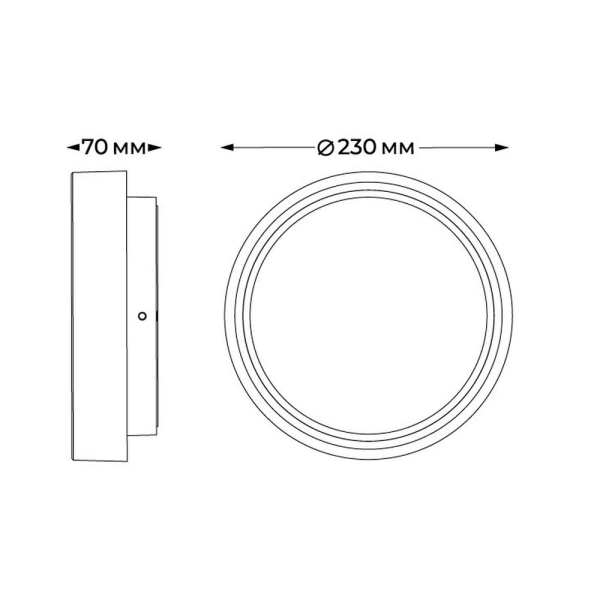 Уличный потолочный светильник Italline IT6026