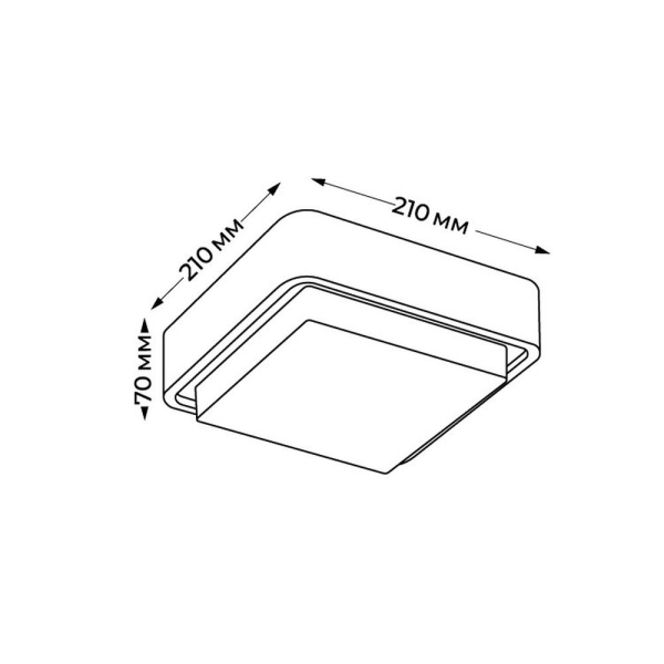 Уличный потолочный светильник Italline IT6029