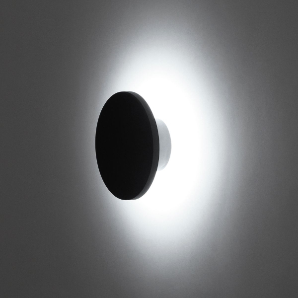 Уличный накладной светильник Uniel ULU-P35R-6W/3000K+4000K+6500K/D12 IP65 BLACK UL-00013631