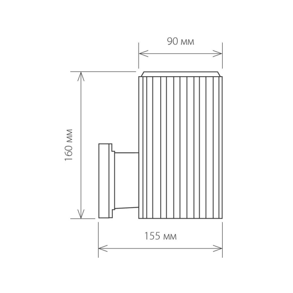 Уличный настенный светильник Elektrostandard 1404 Techno a033491