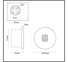 Уличный светодиодный светильник Odeon Light Nature Vitty 6651/1WL3