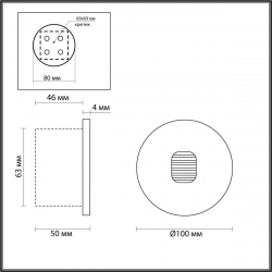 Уличный светодиодный светильник Odeon Light Nature Vitty 6651/1WL3