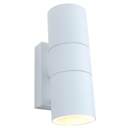 Уличный настенный светильник Arte Lamp Sonaglio A3302AL-2WH