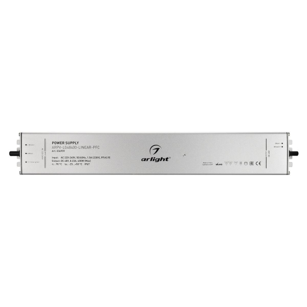 Блок питания Arlight ARPV-LG48400-Linear-PFC 48V 400W IP67 8,33A 036959