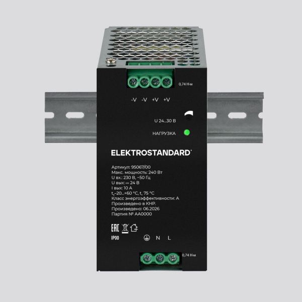 Блок питания Elektrostandard 240W 24V IP20 95067/00 a072609