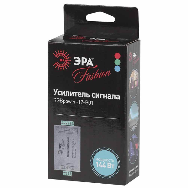 Усилитель сигнала ЭРА RGBpower-12-B01 Б0008060 Усилитель сигнала ЭРА RGBpower-12-B01 Б0008060