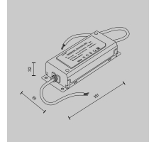 Блок питания Maytoni Technical Power Supply Radity Parity 48V 100W TRA130DR-100W