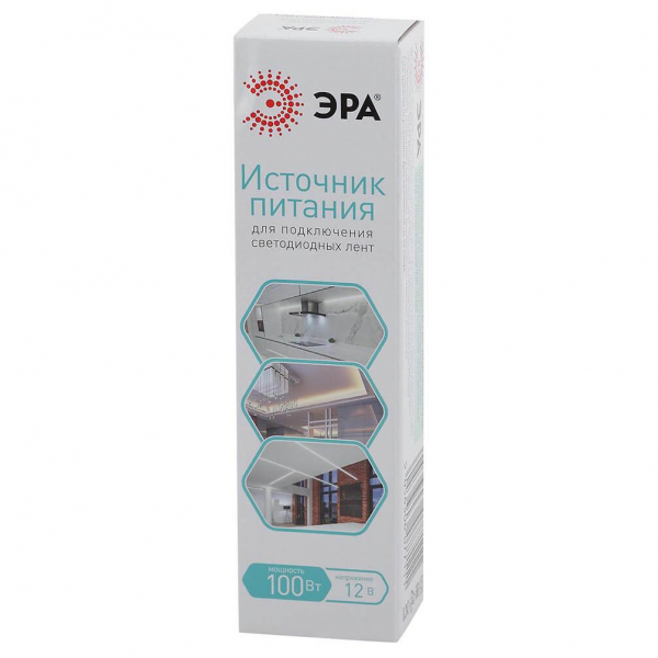 Блок питания ЭРА 12V 100W IP20 8,33A LP-LED-100W-IP20-12V-M Б0044741