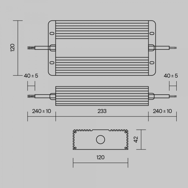 Блок питания Maytoni PSL008-400W-48V-IP67