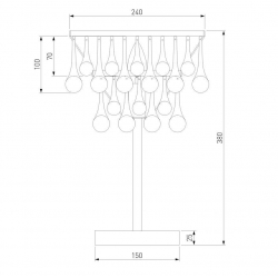 Настольная лампа Bogates Gutta 01126/1 a068864