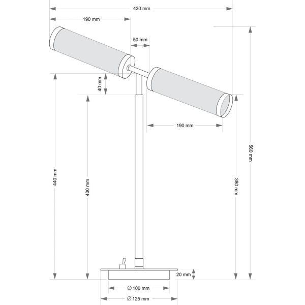 Настольный светильник KUTEK SALETTO SAL-LG-2(Z) Настольный светильник KUTEK SALETTO SAL-LG-2(Z)