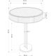 Настольный светильник KUTEK LAVONE LAV-LG-2(P)310
