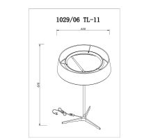 Настольная лампа Divinare Alma 1029/06 TL-11