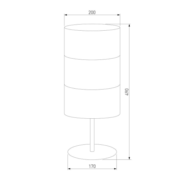 Настольная лампа TK Lighting 5059 Bogart White