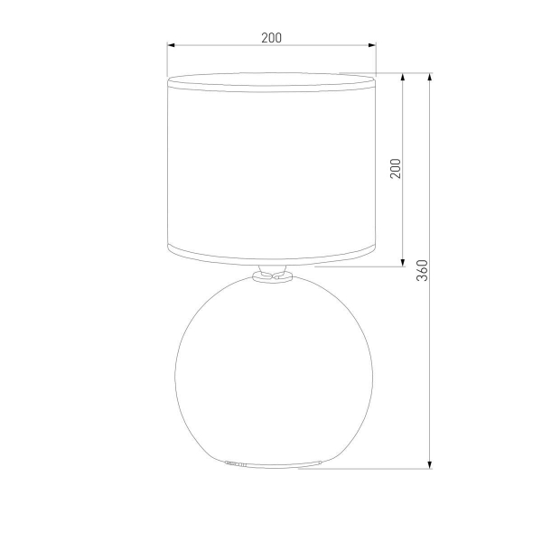 Настольная лампа TK Lighting 5081 Palla