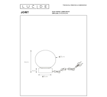 Настольная лампа Lucide Jorit 45563/25/61