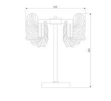 Настольная лампа Bogates Farfalla 80509/1