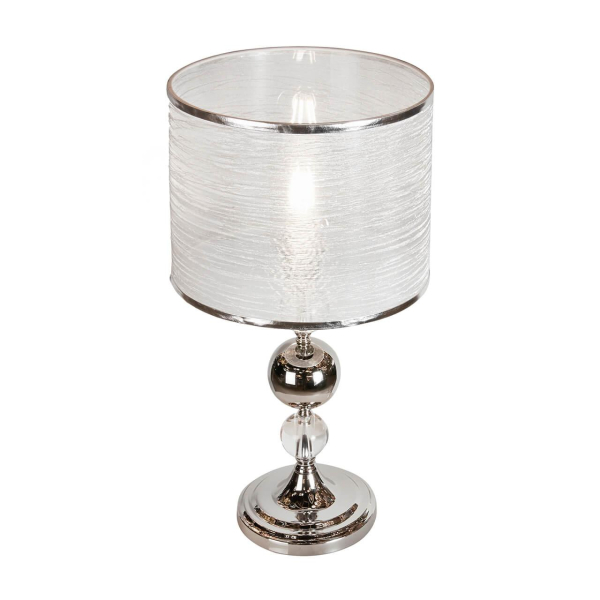 Настольная лампа iLamp Chelsea T2400-1 Nickel Настольная лампа iLamp Chelsea T2400-1 Nickel
