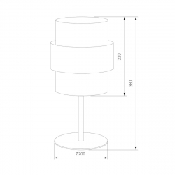 Настольная лампа TK Lighting 5404 Calisto