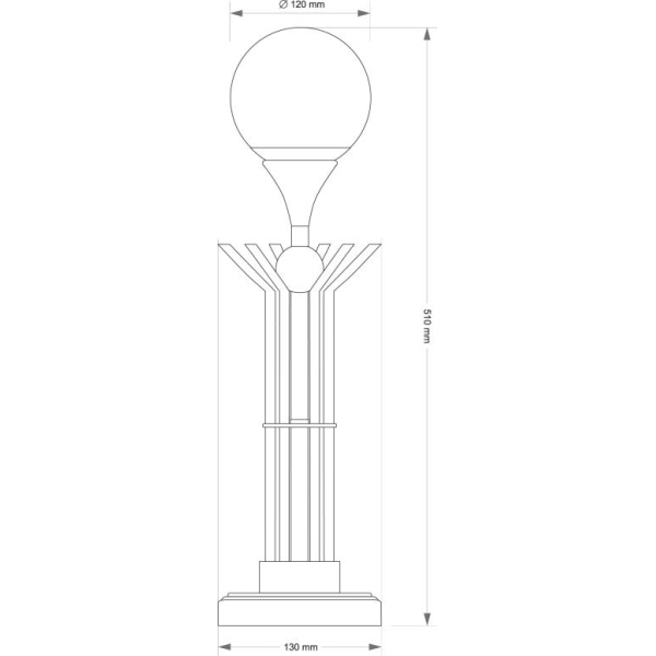Настольный светильник KUTEK BARI BAR-LG-1(P) Настольный светильник KUTEK BARI BAR-LG-1(P)