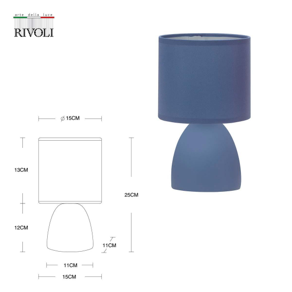 Настольная лампа Rivoli Nadine 7047-503 Б0057258 Настольная лампа Rivoli Nadine 7047-503 Б0057258