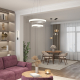 Настольная лампа Denkirs Floa DK6747-BK+AM