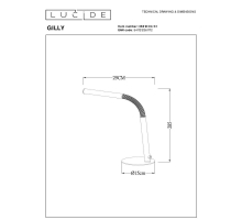 Настольная лампа Lucide Gilly 36612/04/31