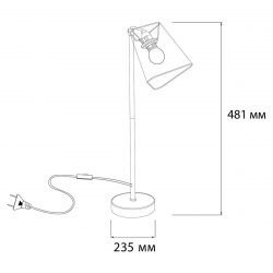 Настольная лампа Escada Hall 10185/L White