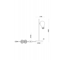 Настольная лампа Freya Evidence FR5372TL-01BS