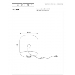 Настольная лампа Lucide Vitro 25510/35/60