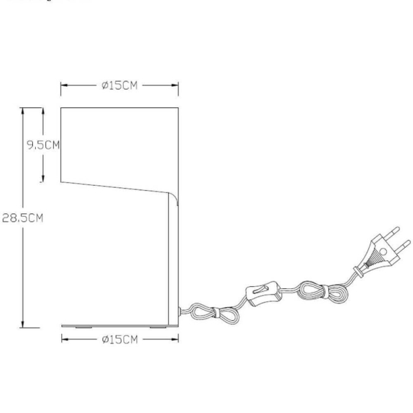 Настольная лампа Lucide Knulle 45504/01/36 Настольная лампа Lucide Knulle 45504/01/36