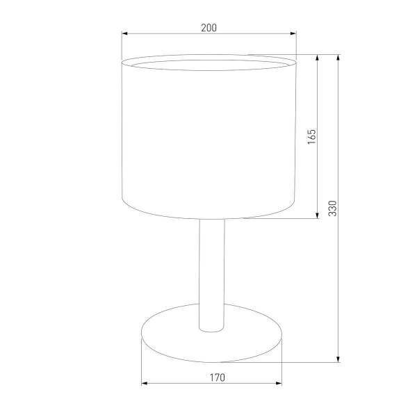 Настольная лампа TK Lighting 5219 Deva Graphite