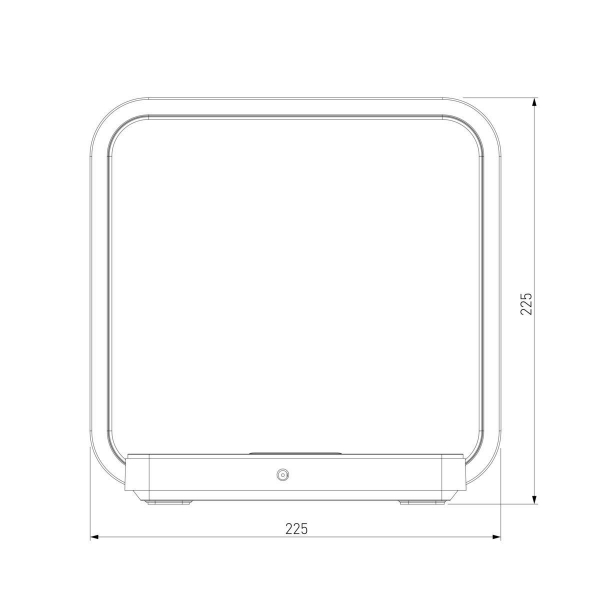 Настольная лампа Eurosvet Frame 80502/1 черный