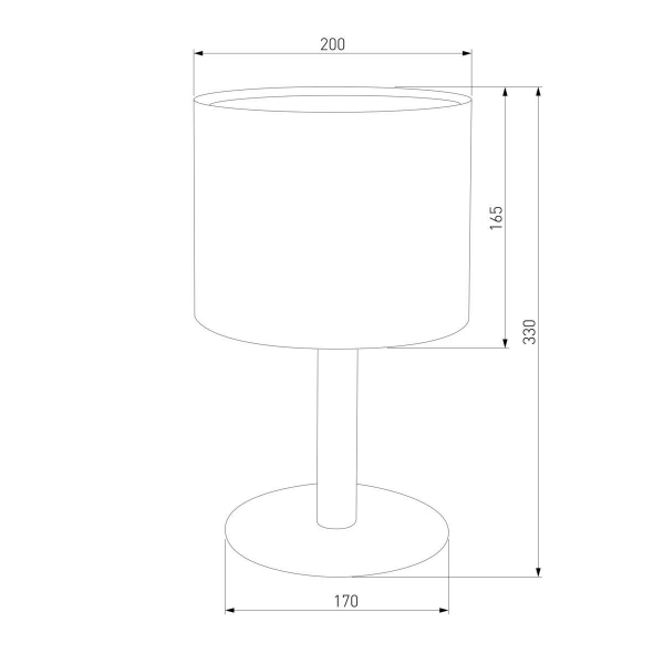 Настольная лампа TK Lighting 5219 Deva Graphite