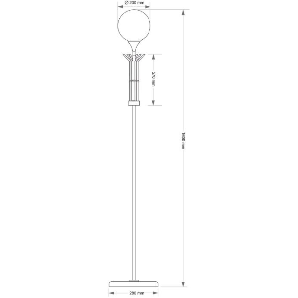 Напольный светильник KUTEK BARI BAR-LS-1(ZM) Напольный светильник KUTEK BARI BAR-LS-1(ZM)