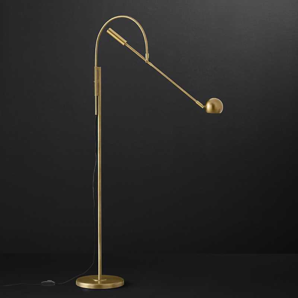 Торшер Imperium Loft Restoration Hardware Orbiter Ii Task Floor Brass 156513-22