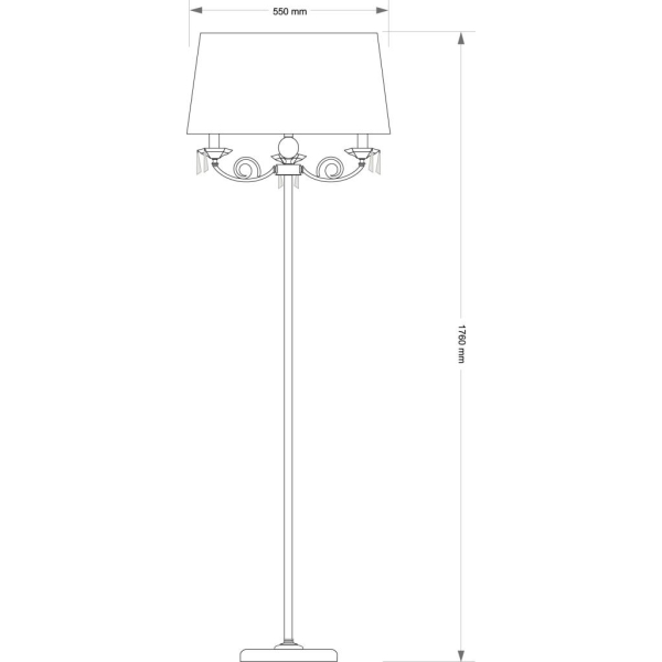 Напольный светильник KUTEK MONZA MON-LS-1(P/A) Напольный светильник KUTEK MONZA MON-LS-1(P/A)