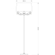 Напольный светильник KUTEK MONZA MON-LS-1(P/A)