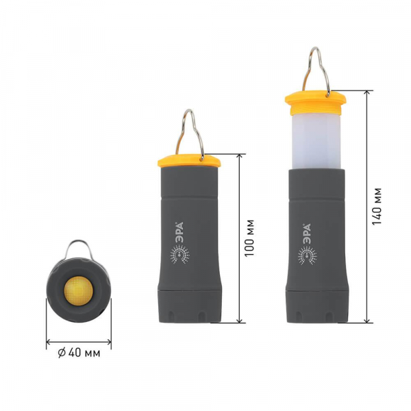 Ручной светодиодный фонарь ЭРА от батареек 42 лм MB-601 Б0033760