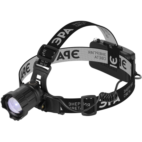 Фонарь налобный светодиодный ЭРА GA-815 Laser Wick аккумуляторный 10 Bт 3 режима USB type C Б0069578