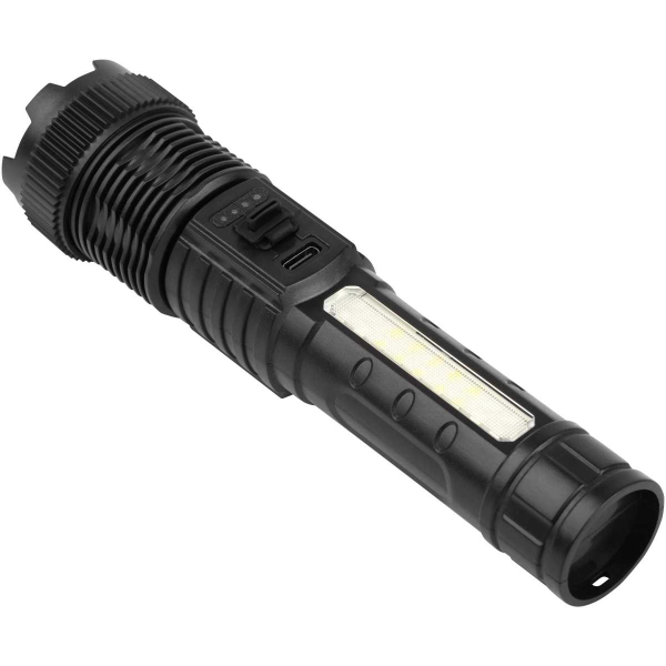 Светодиодный фонарь ЭРА UA-402 универсальный аккумуляторный 5 Вт LED + 5 Вт COB Zoom 6 режимов маячок клипса USB type C Б0069804