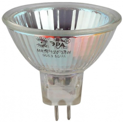 Лампа галогенная ЭРА GU5.3 75W 2700K прозрачная GU5.3-JCDR (MR16) -75W-230V-CL C0027366