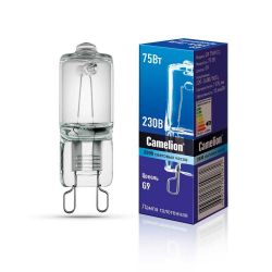 Лампа галогенная Camelion G9 75W CL 3000K 5618