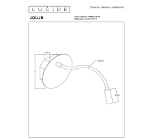 Бра Lucide Jolijn 77289/03/02