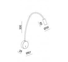 Бра Italline DE-316 bronze