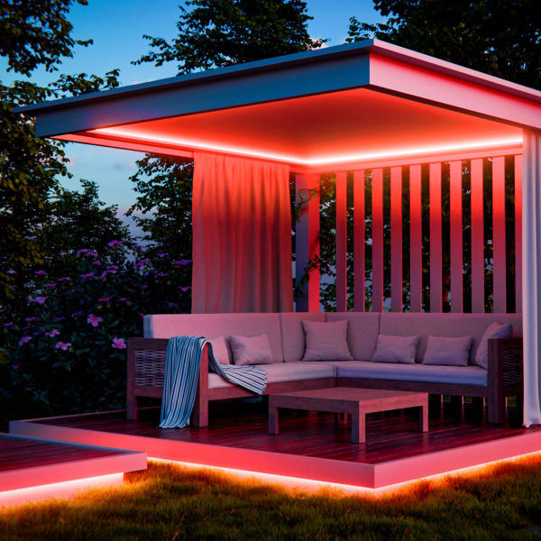 Светодиодный неон Apeyron 10W/m 120LED/m 2835SMD красный 5M 17-304