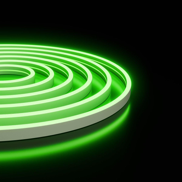 Светодиодный неон Apeyron 10W/m 120LED/m 2835SMD зеленый 5M 17-306